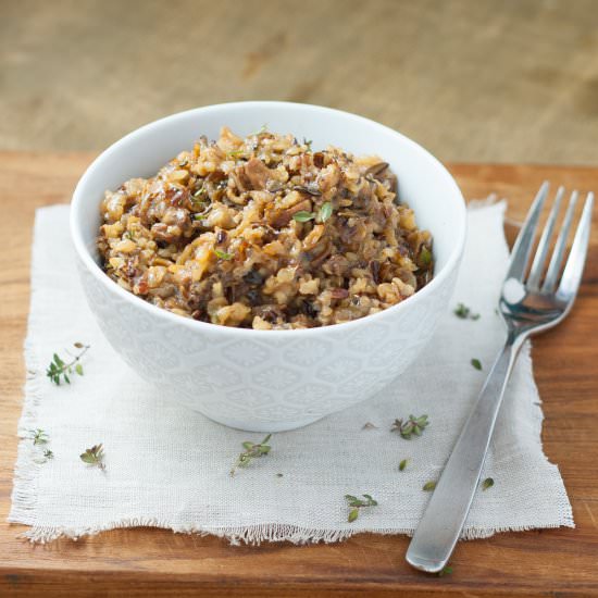 Wild Mushroom Wild Rice - Recipe photo by Spoonwithme