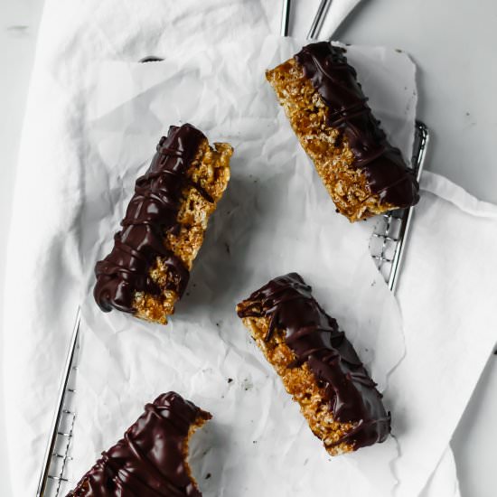 Chocolate Caramel Krispies - Recipe photo by Baran Bakery