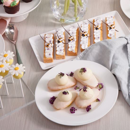 Orange Blossom Madeleine - Recipe photo by High Tea Society
