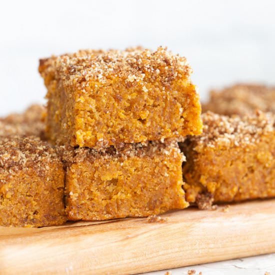 Gluten Free Pumpkin Bars - Recipe photo by richa