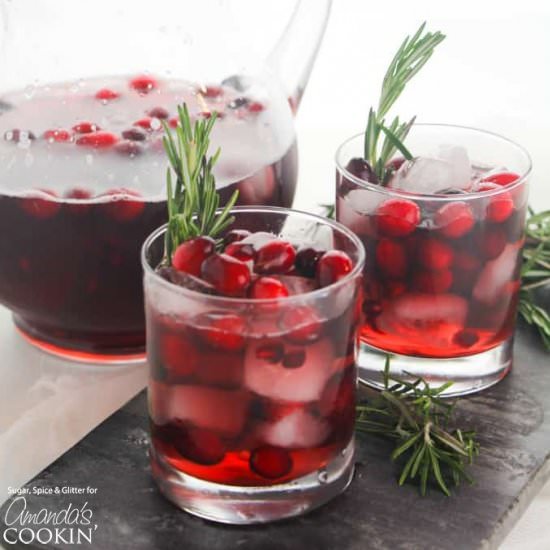 Cranberry Holiday Punch - Recipe photo by amandascookin