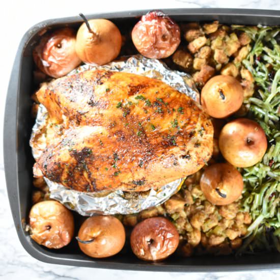 Elegant One Pan Turkey Dinner - Recipe photo by Encharted Cook