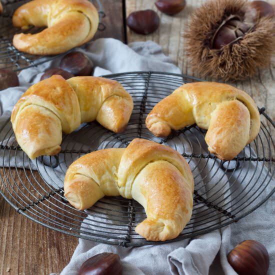 Chestnut Croissants - Recipe photo by Sweets and Lifestyle
