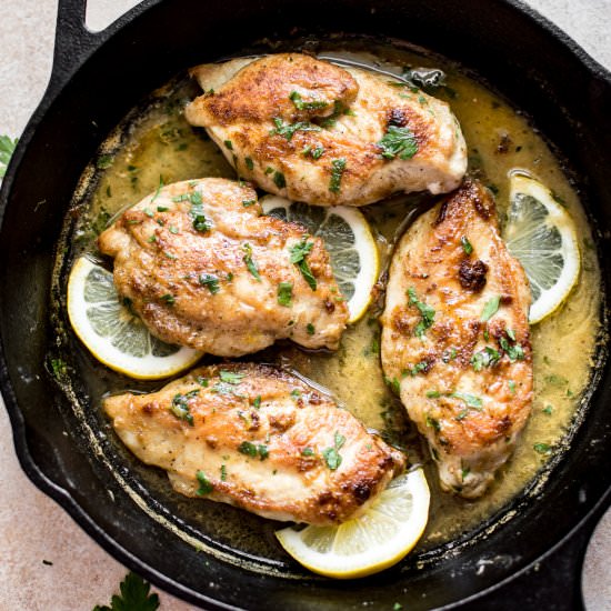 Lemon Butter Chicken - Recipe photo by saltandlavender