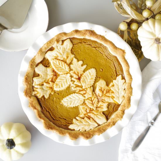 Gluten-Free Pumpkin Pie - Recipe photo by gluten-free palate