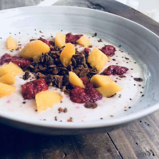 Tahini Granola (plant based) - Recipe photo by Kats Kitchen