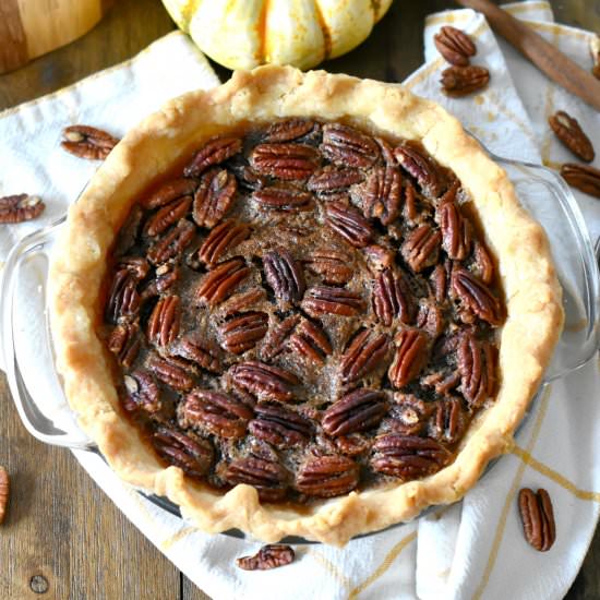Paleo Pecan Pie - Recipe photo by living freely gluten free