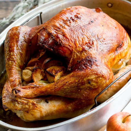 How to Dry Brine a Turkey - Recipe photo by wholefully