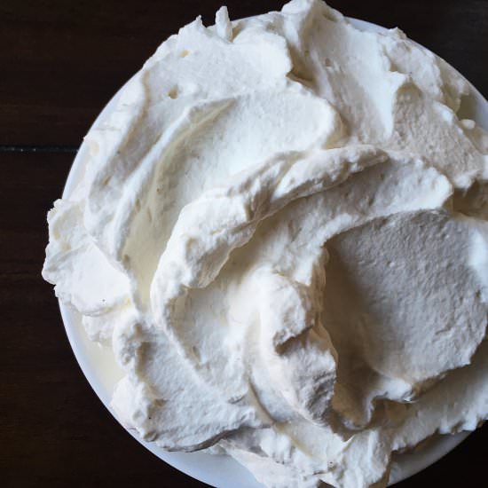 Whipped Cream - Recipe photo by The Home Cookbook