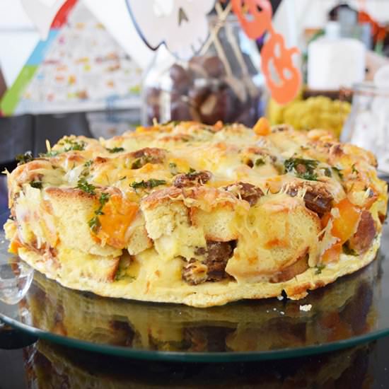 Butternut Squash Strata - Recipe photo by craftcooklove