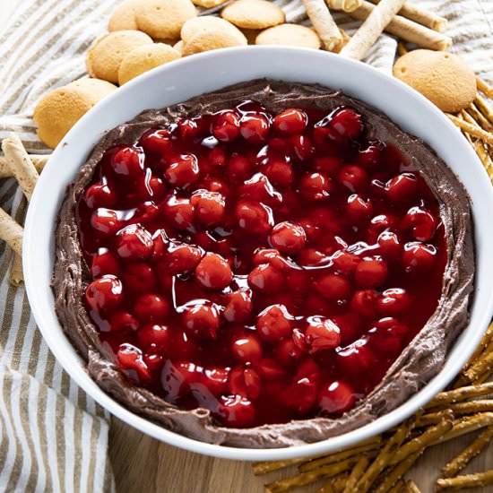 Creamy Cherry Chocolate Dip - Recipe photo by TheSaltyMarshmallow