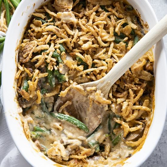 Homemade Green Bean Casserole - Recipe photo by TheSaltyMarshmallow