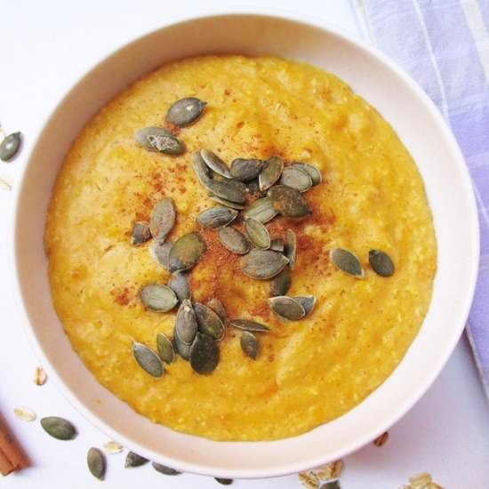 Best Vegan Pumpkin Oatmeal Recipe - Recipe photo by ADkitchen