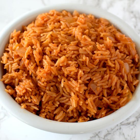 Israeli Red Rice - Recipe photo by The Taste of Kosher
