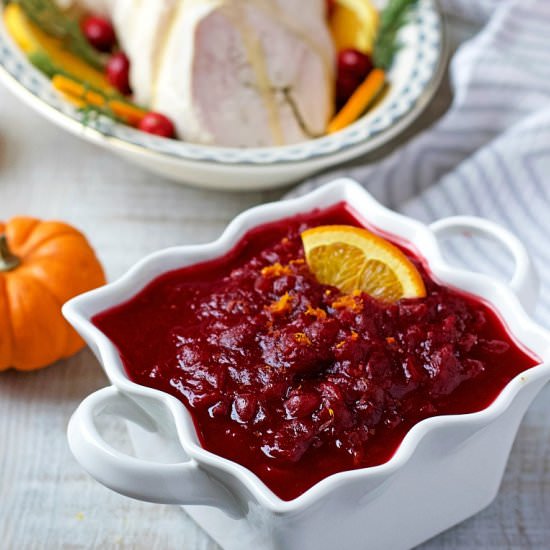 Instant Pot Cranberry Sauce - Recipe photo by Garden in the kitchen
