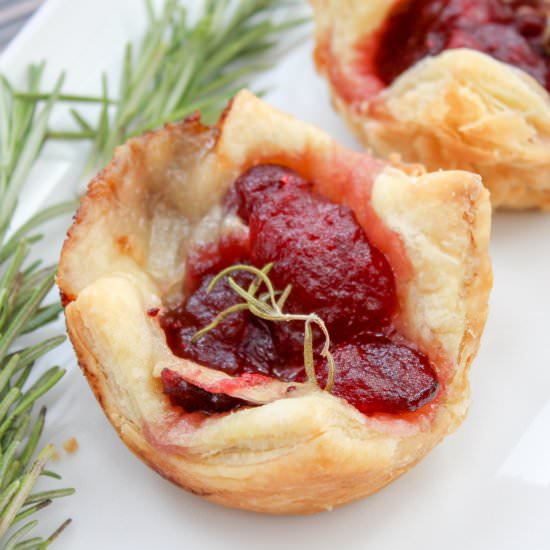 Cranberry Brie and Rosemary Bites - Recipe photo by Cheesecurdinparadise