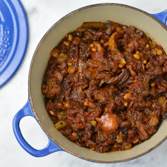Coda alla Vaccinara - Recipe photo by redhotandhungry