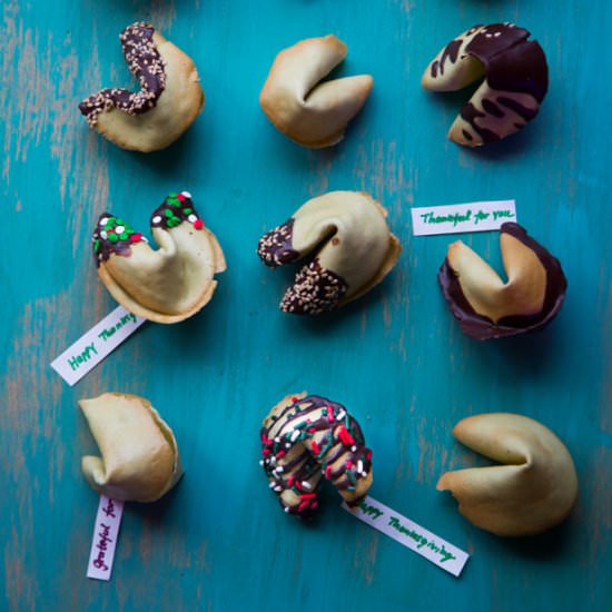 Thanksgiving Fortune Cookies - Recipe photo by WhatToCookToday
