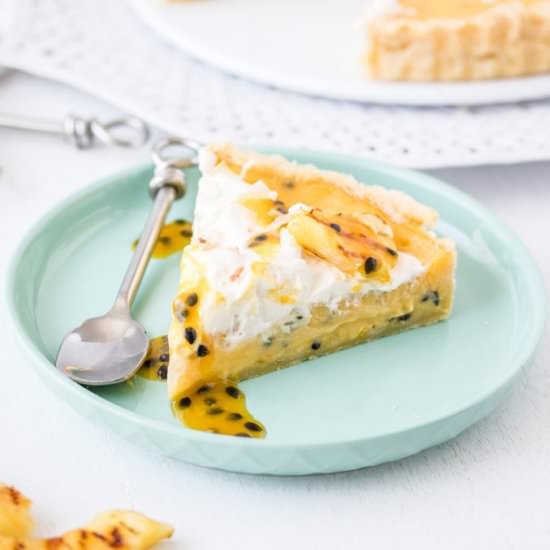Passionfruit Tart - Recipe photo by sugarsaltmagic