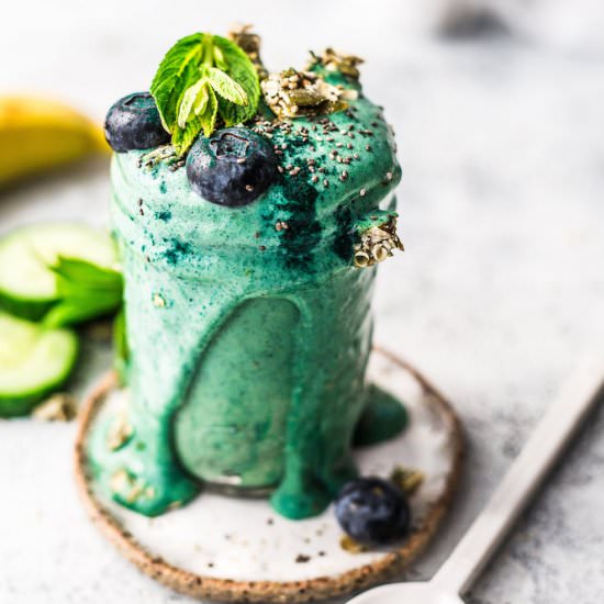Detox Nana Ice Cream - Recipe photo by TheFitFoodie