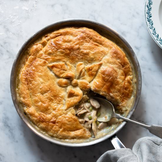 Chicken and leek pie - Recipe photo by Bibbyskitchenat36
