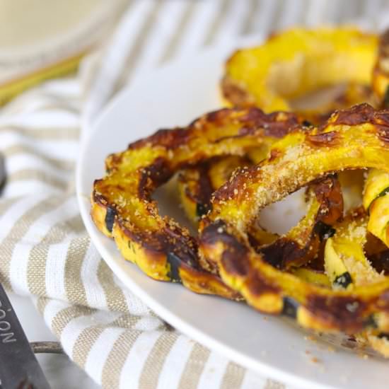 Air Fried Delicata Rings - Recipe photo by Colleen Christensen