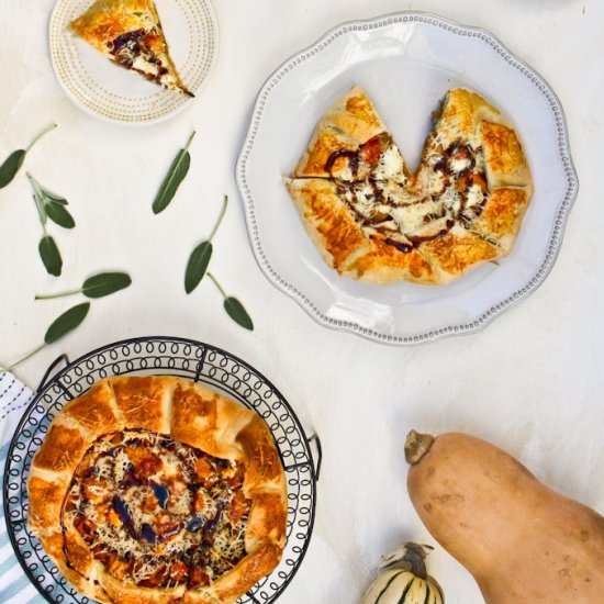 Butternut Squash Galette - Recipe photo by champagne-tastes