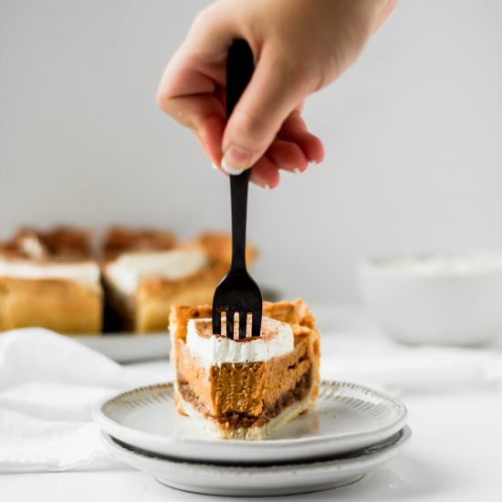 Pumpkin Apple Pie - Recipe photo by Baran Bakery