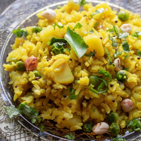 Instant pot Poha upma - Recipe photo by cookingwithpree