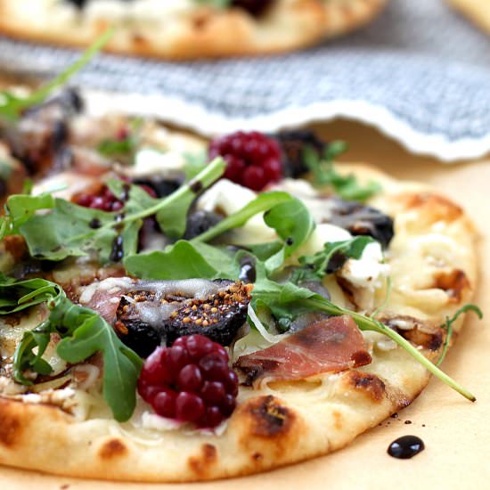 Berry, Fig, & Prosciutto Flatbread - Recipe photo by Rachael_Rysz