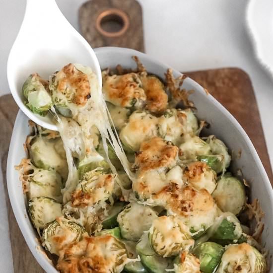 Brussel Sprout Gratin - Recipe photo by dashofmandi