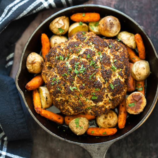 Whole Roasted Cauliflower - Recipe photo by richa