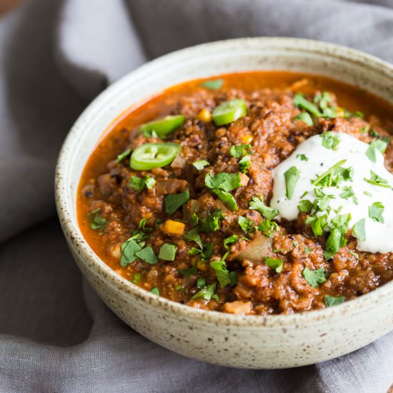 Instant Pot Enchilada Soup - Recipe photo by richa