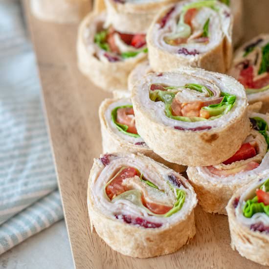 Cranberry Turkey Pinwheels - Recipe photo by FixedOnFresh