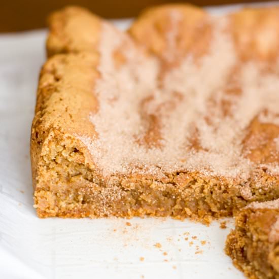 Snickerdoodle Blondies - Recipe photo by kendrastreats