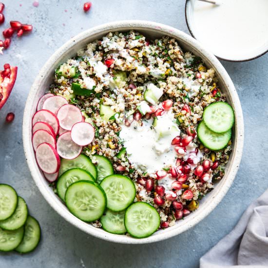 Quinoa Tabouleh with a Twist - Recipe photo by sarahbellnutrition