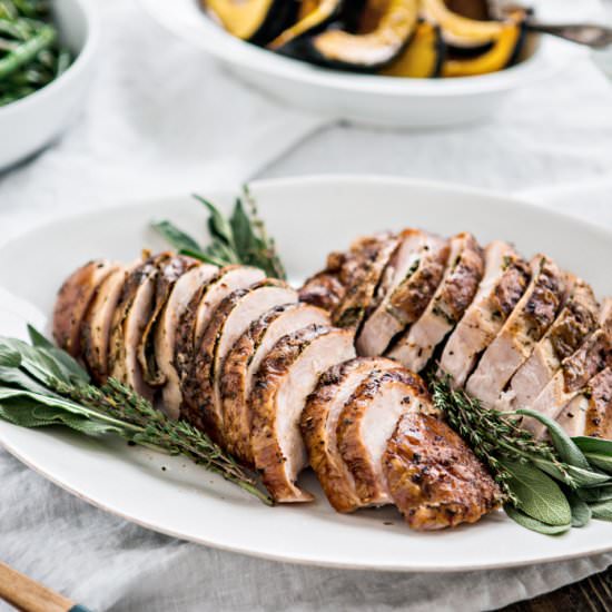 Garlic Herb Peppercorn Dry Brine - Recipe photo by goodlifeeats