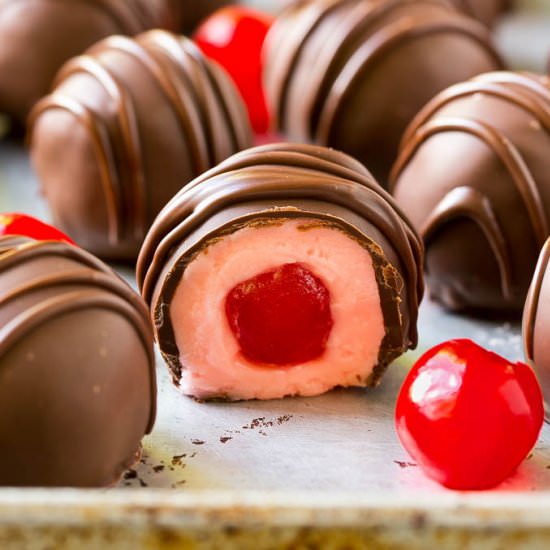 Chocolate Covered Cherries - Recipe photo by dinneratthezoo