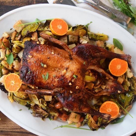 Citrus Duck Roast with Crispy Skin - Recipe photo by Castaway_Kitchen