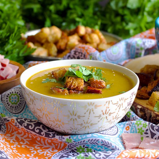 Butternut Squash Soup - Recipe photo by A Little and A Lot