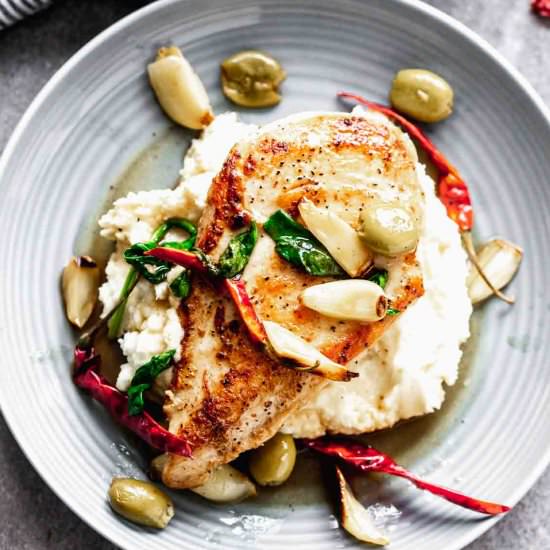 Chicken with Chiles - Recipe photo by cookingforkeeps