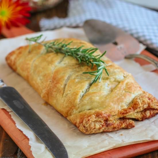 Vegan Mushroom Wellington - Recipe photo by VeganVigilante