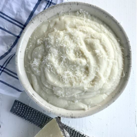 Cheesy Mashed Cauliflower - Recipe photo by A Life of Happenstance