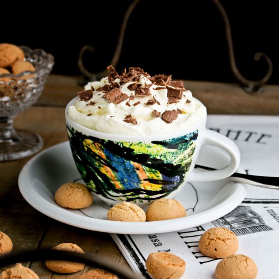 Cup of cappuccino ice cream - Recipe photo by Culinaire bagage