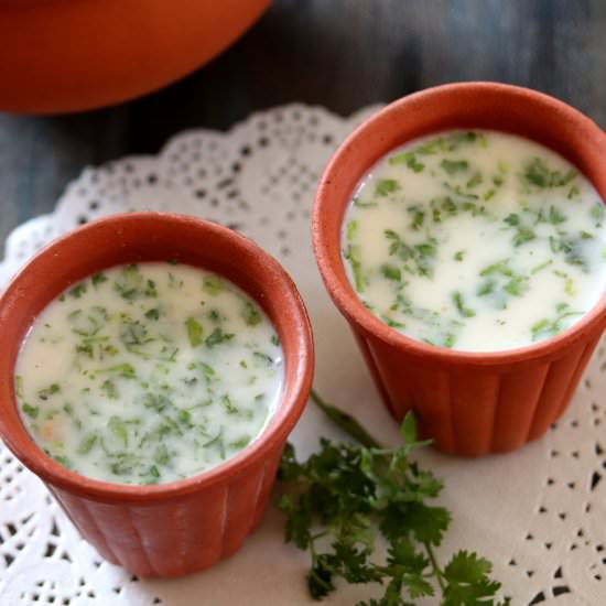 Mattha (Spiced Buttermilk) - Recipe photo by Masalachilli