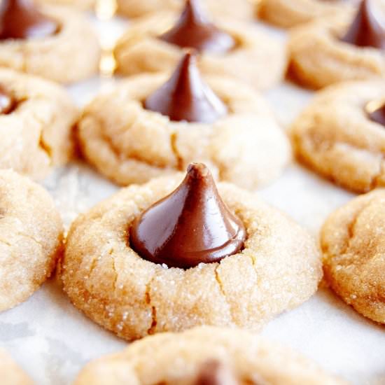 Classic Peanut Butter Blossoms - Recipe photo by Beyond the Butter