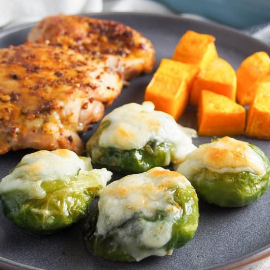 Smashed Brussels Sprouts - Recipe photo by SundaySupper