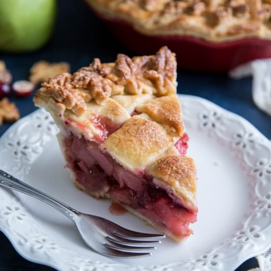 Pear Cranberry Pie - Recipe photo by Wild wild whisk