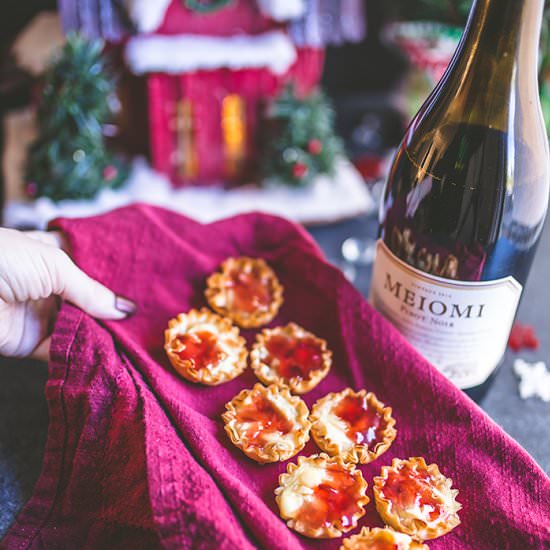 Baked Brie Jam Bites - Recipe photo by insolenceandwine
