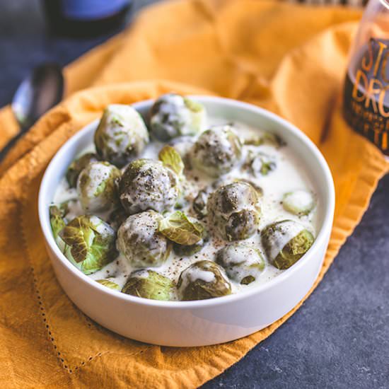 Brussels Sprouts Gratin - Recipe photo by insolenceandwine